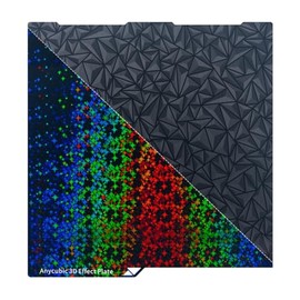 Ancubic Double Sided Textured PEI Build Plate 250x250mm, Octagonal Star + Diamond Ball Pattern, Spring Steel Plate for Anycubic Kobra 3/Kobra 3 Combo/Kobra 3 V2/Kobra 3 V2 Combo 3D Printer