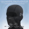 2 Pack Balaclava Negro Unisex Pasamontañas Térmico Uv+ Moto