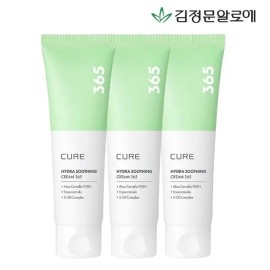 Kim Jeong-moon Aloe [Kim Jeong-moon Aloe] Cure Aloe Cica PDRN Hydra Soothing Cream 365 80ml 3pcs / [김정문알로에] 큐어 알로에시카PDRN 하이드라 수딩크림 365 80ml 3개