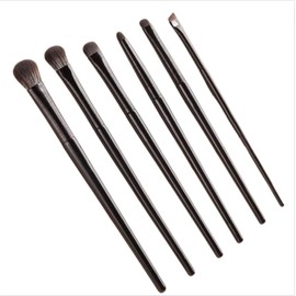 Generic 6-Piece Eye Makeup Brush Set Black