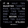 Tech Tools LED Word Clock - Displays Time as Text