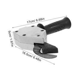 TEHAUX Electric Drill Plate Cutter Attachment Lightweight Metal Shear Tool for Easy Cutting of Metal Compatible with Electric Drills and Other Tools Portable and Convenient Accessory for
