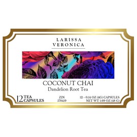 Coconut Chai Dandelion Root Tea (Single Serve K-Cup Pods) (12 pods, ZIN: 578419)