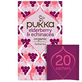 Echinacea Organic Elderberry Infusions – 20 Pukka Sachets