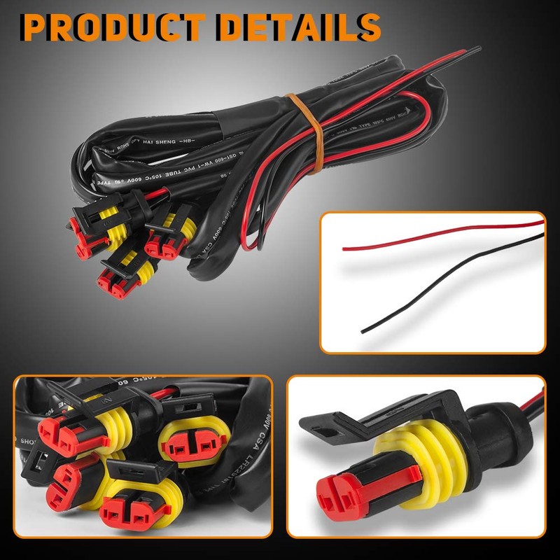 MAXHAWK LED Grill Light Kit Compatible with 2016-2023 Toyota Tacoma