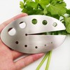 Herb Stripper, Stainless Steel Herb Leaf Stripping Tool, 11 holes