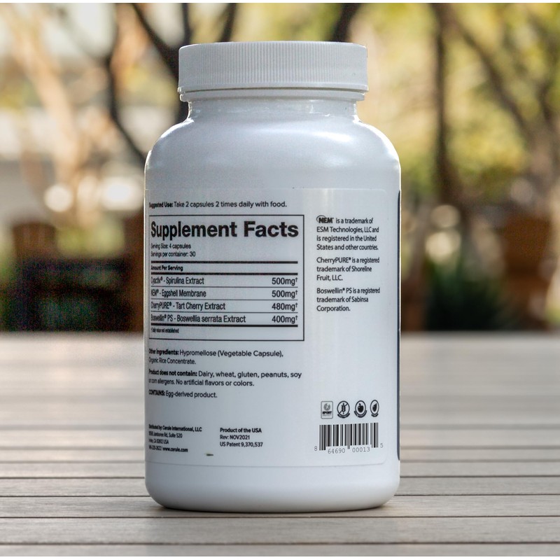 Cerule Cyactiv Spirulina Support Supplement – Natural Joint and Muscle