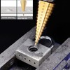 Tworider 3pcs Metric Step Drill Bit, Hss Step Drill Bit