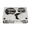 Stainless Steel Nail Powder Holder Thickening Sturdy Dustproof Smooth Surface