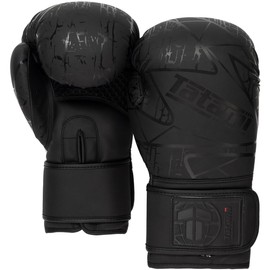 Tatami Fightwear Obsidian Hook and Loop Training Boxing Gloves -14 oz. - Black