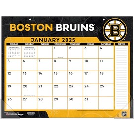 TURNER SPORTS Boston Bruins 2025 22x17 Desk Calendar (25998061555)
