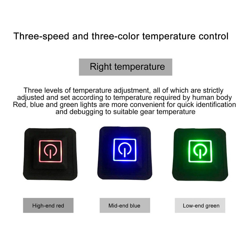 Brrnoo USB Vest Heating Pad, 8 in 1 Electric Heating