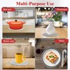 CATIFLIN 8 Inch Heat Resistant Trivets for Hot Dishes, 5-Pack