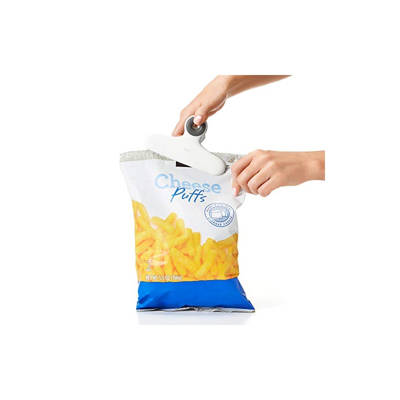 OXO 13173300 Juego Pinzas Plástico para Bolsas, 14 cm, 2