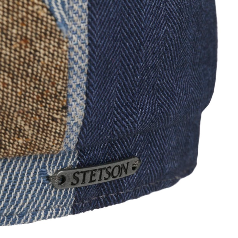 Stetson Hatteras Laughlin Flat Cap Women/Men Brown-Blue 7 1/4-7 3/8