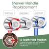 Bathtub Faucet and Shower Knobs Replacement,Easy to Install Tub Spout