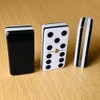 Domino Jumbo Cebra Deluxe Cristalino 5 Capas en Estuche Tipo