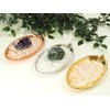 RELIGHT Natural Stone, Crystal, Ripple, Feather, Small Plate, 2-piece Set,