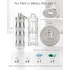 Haxtec Titanium Pill Holder Necklace, Small Pill Box Nitro Holder
