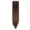 S-noilite Clip-In Hair Extensions, Straight, 8-Piece Set, 18 Clips, Full