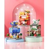 Street View City Cafe Building Kit, 167PCS Coffee Shop Modular
