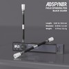 Spinning Pen - Gradient Field Black-Silver, Rolling Finger Rotating Pen