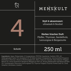 MENSKULT Styling Gel Perfect Hair Styling for Men (250ml)