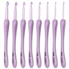 Reessy Crochet Hooks Set, 2.5-6.0mm Lightweight Ergonomic Crochet Hooks for