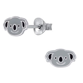 Koala Earrings 925 Sterling Silver