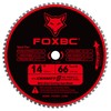 FOXBC 14 Inch Metal Steel Cutting Saw Blade 66 Tooth