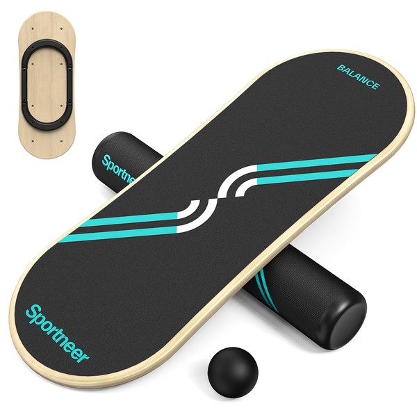 Sportneer Balance Board 7 Modes Wobble Board with Adjustable Stoppers