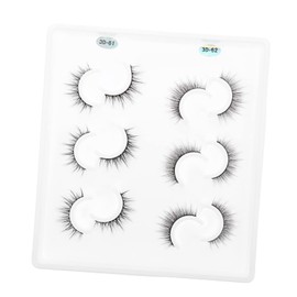 BIUDECO Natural Realistic Fake Lashes 6 Pack False Eyelashes Eyelash Enhancers