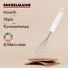 FACKELMANN INOX Schneebesen Edelstahl, Mehrfarbig, 29cm