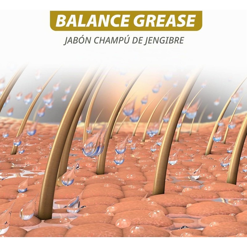 Champú Con Jengibre Para El Crecimiento Del Cabello