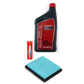 Honda EU3000 Generator Tune-Up Kit, (1) 08207-10w30 Quart Oil, (1) 98079-55846 Spark Plug & (1) 17211-ZS9-A02 Air Filter