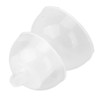 10Pcs Silicone Eartips Double Layer Washable Design Antistatic Detachable Earbud