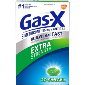 Gas-X SM Gas-X Extra Strength Gas Relief Softgels with Simethicone 125 mg - 20 Count