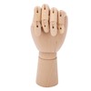 Wood Mannequin Hand Flexible Joints Fingers Drawing Mannequin Hand for
