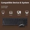 darkFlash Wireless Mechanical Keyboard and Mouse for Office, 106 Keys