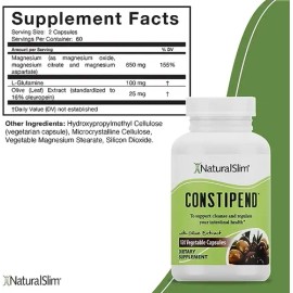 Constipend Naturalslim Frank Suarez Constipación 120 Caps Sabor Sin Sabor                                                                             