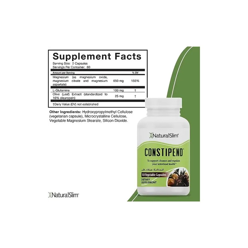 Constipend Naturalslim Frank Suarez Constipación 120 Caps Sabor Sin Sabor