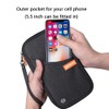 DEFWAY Family Passport Holder Waterproof RFID Blocking Credit Card Organizer