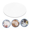 CIYODO 5pcs Transparent Acrylic Circles Smooth Edge Acrylic Discs for