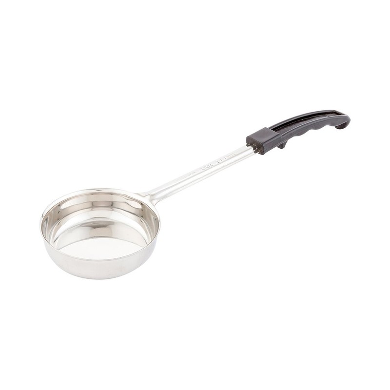 Restaurantware Solid Spoodle, Stainless Steel, Black Handle, 6 oz