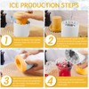 Mini Ice Maker, Silicone Cube Molds & Trays (60 Cubes),