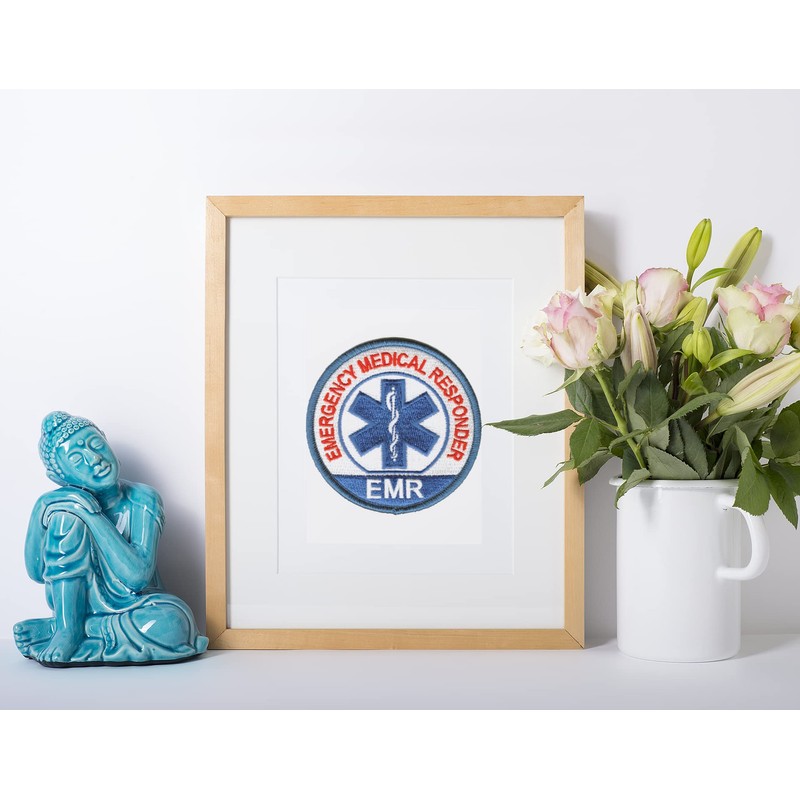 EMR - Emergency Medical Responder 100% Embroidered Patch FR First