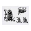 4 x 'Mole Digging With Shovel' Temporary Tattoos - Water