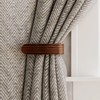 2 x Waveply Wood Curtain Holdbacks Plywood Drapery U Shaped