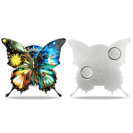AtSKnSK Star Moon Butterfly Fridge Magnet