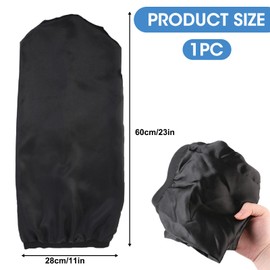 Long Hair Bonnet for Sleeping, Satin Night Sleep Cap with Wide Elastic Band, Soft Head Cover for Braids, Silk Bonnet for Curly and Black Hair, Comfortable and Lightweight